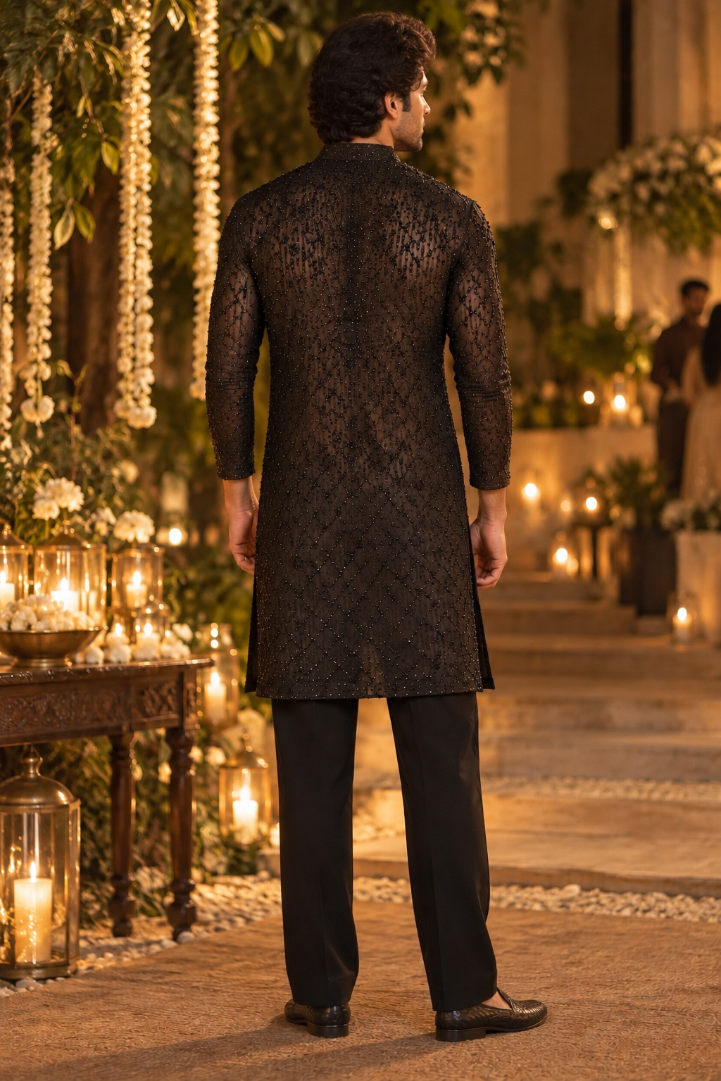 Midnight Sheer Kurta set