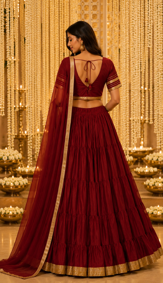 Red Lehenga Set