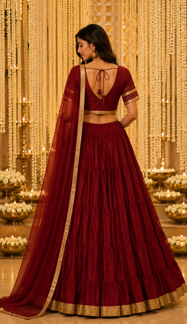 Red Lehenga Set